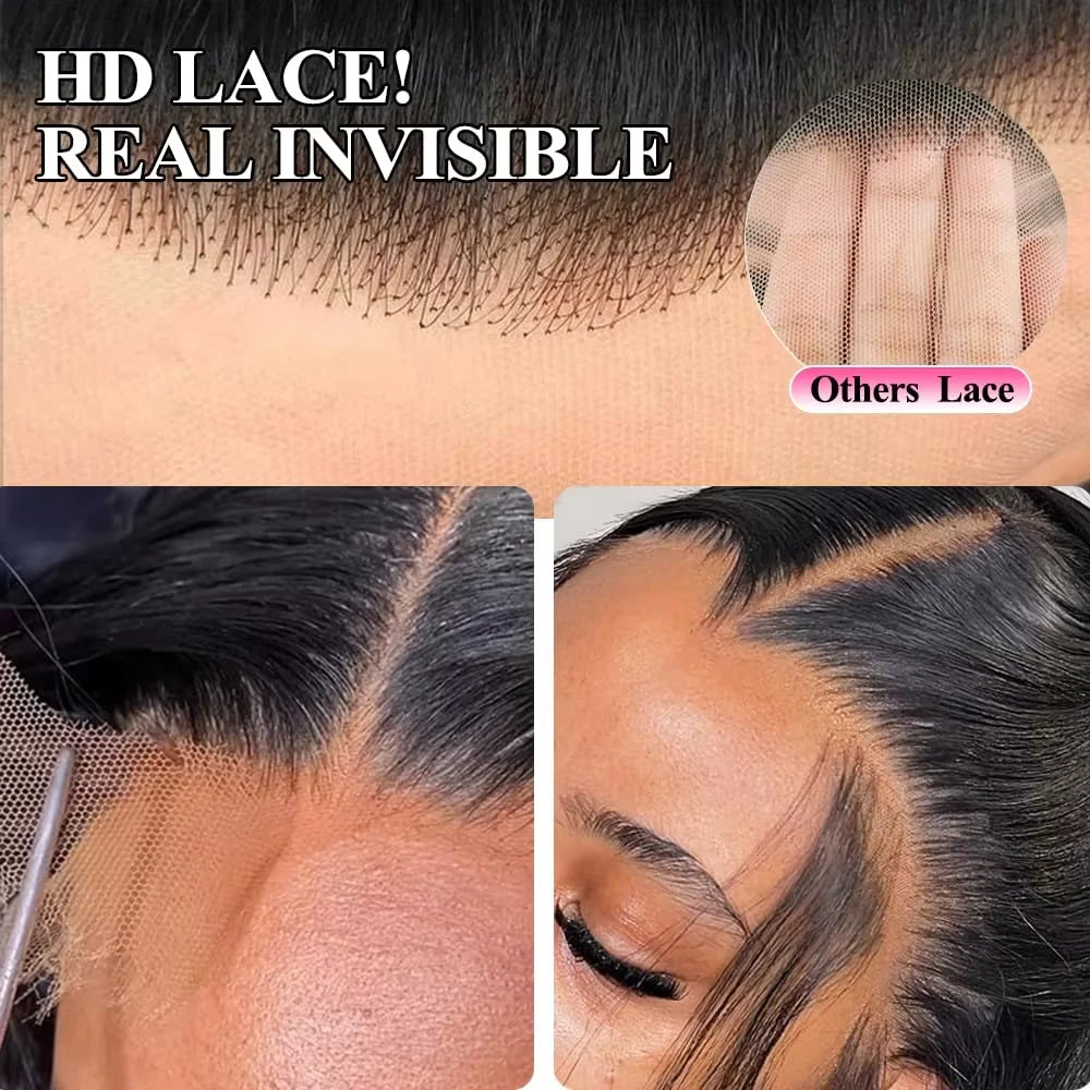 300 Density 30 36 Inch 13x4 13x6 Body Wave Lace Front Wigs 5X5 Glueless Wig Pre plucked Ready To Wear Lace Front Human Hair Wigs