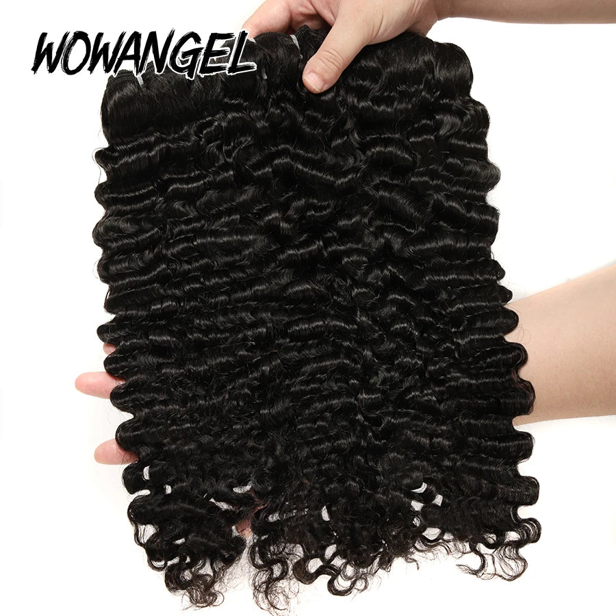Burmese Curly Brazilian Virgin Hair Extensions Single Bundle