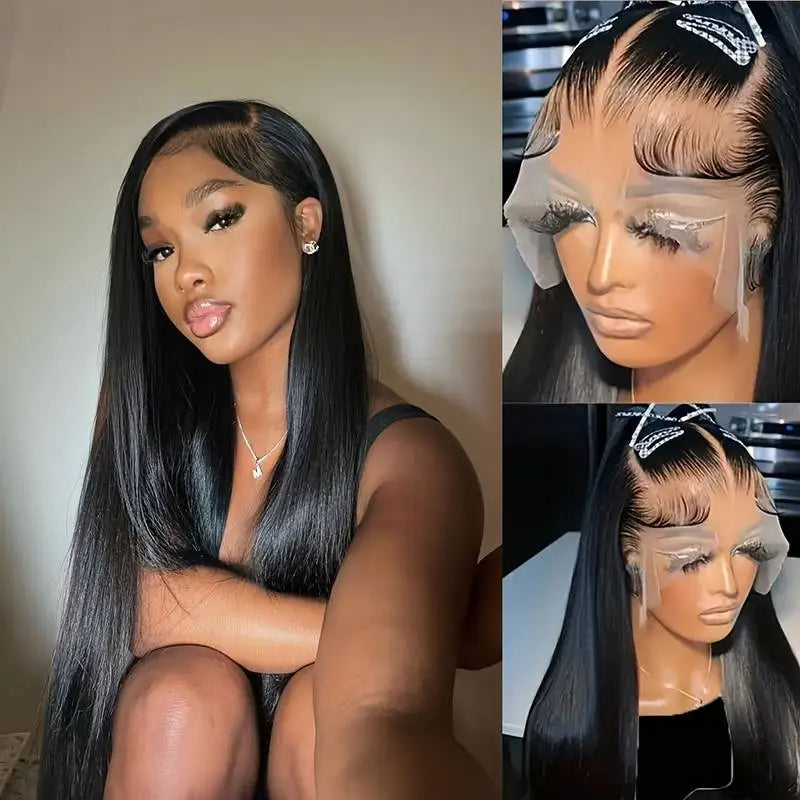 Straight Human Hair Wigs HD lace wig 13x6 wigs