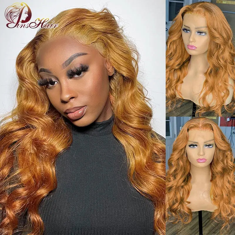 Brazilian Honey Blonde Colored Wig Human Hair