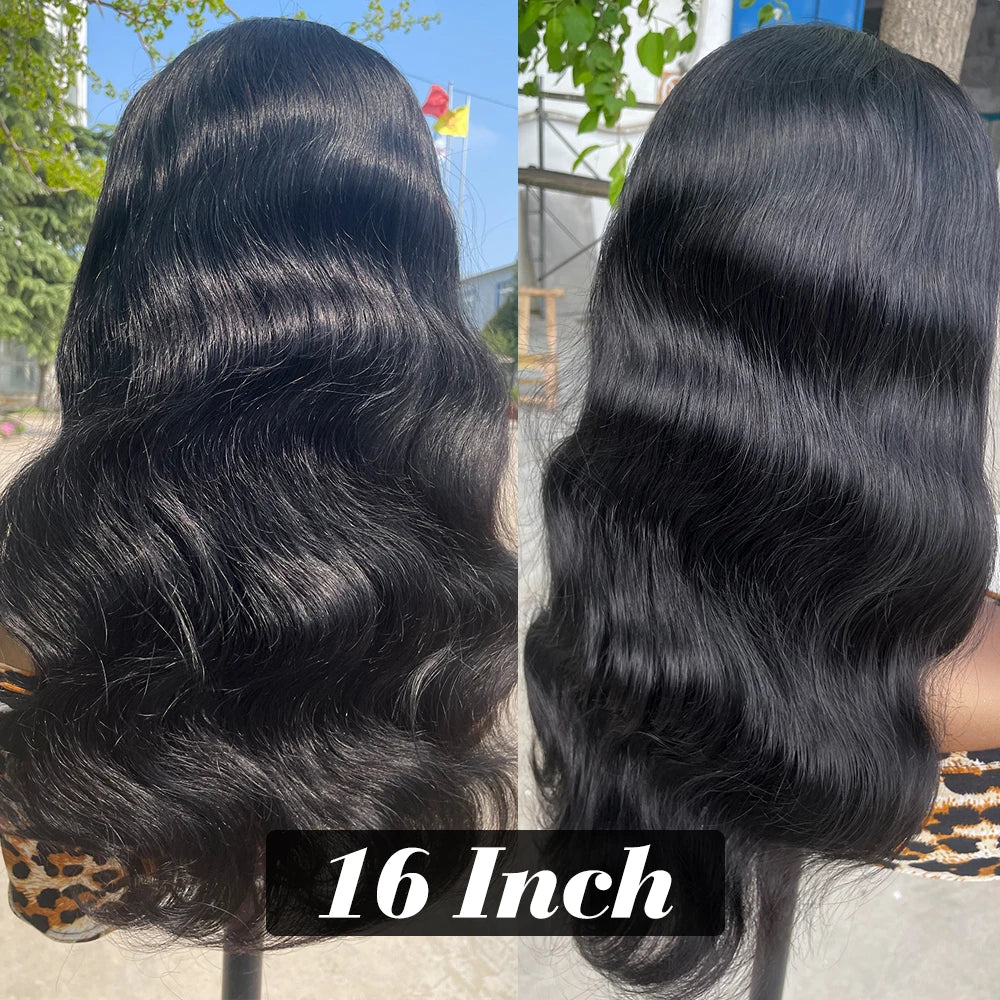 Headband Wig Human Hair Body Wave Wig 180% Density