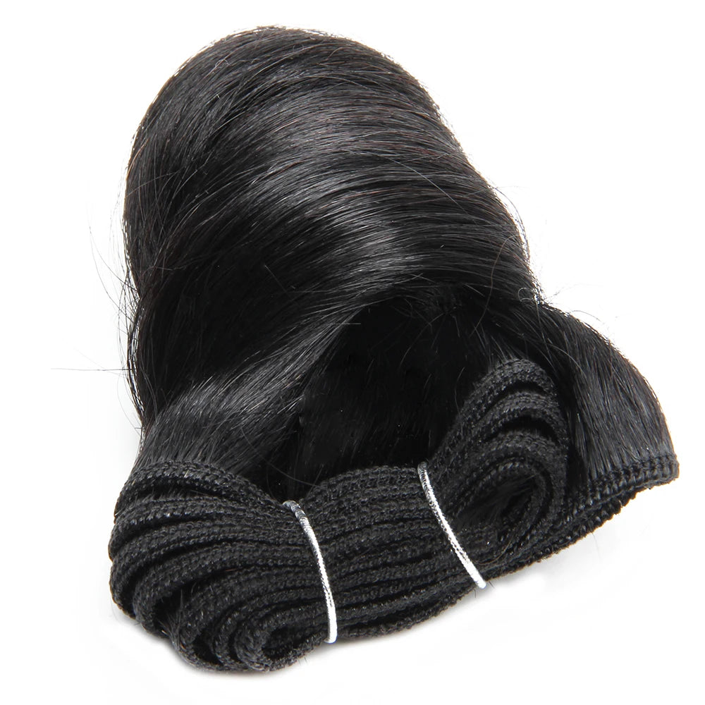 Burmese Weaving Virgin Human Hair Extensions 100% Curly Human Hair Bundles 6PCS