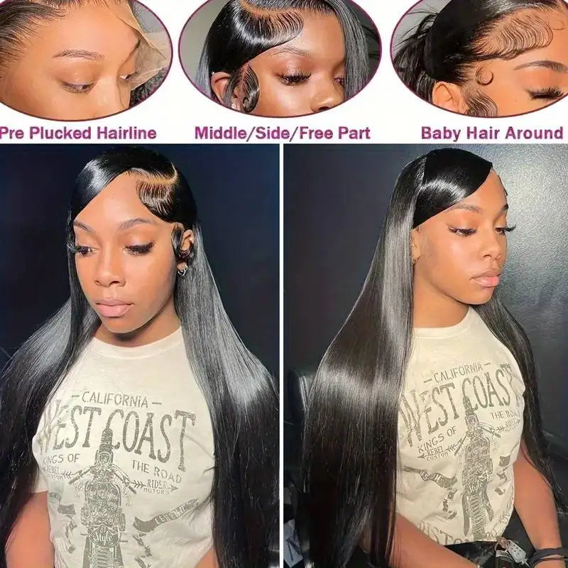 Straight Human Hair Wigs HD lace wig 13x6 wigs