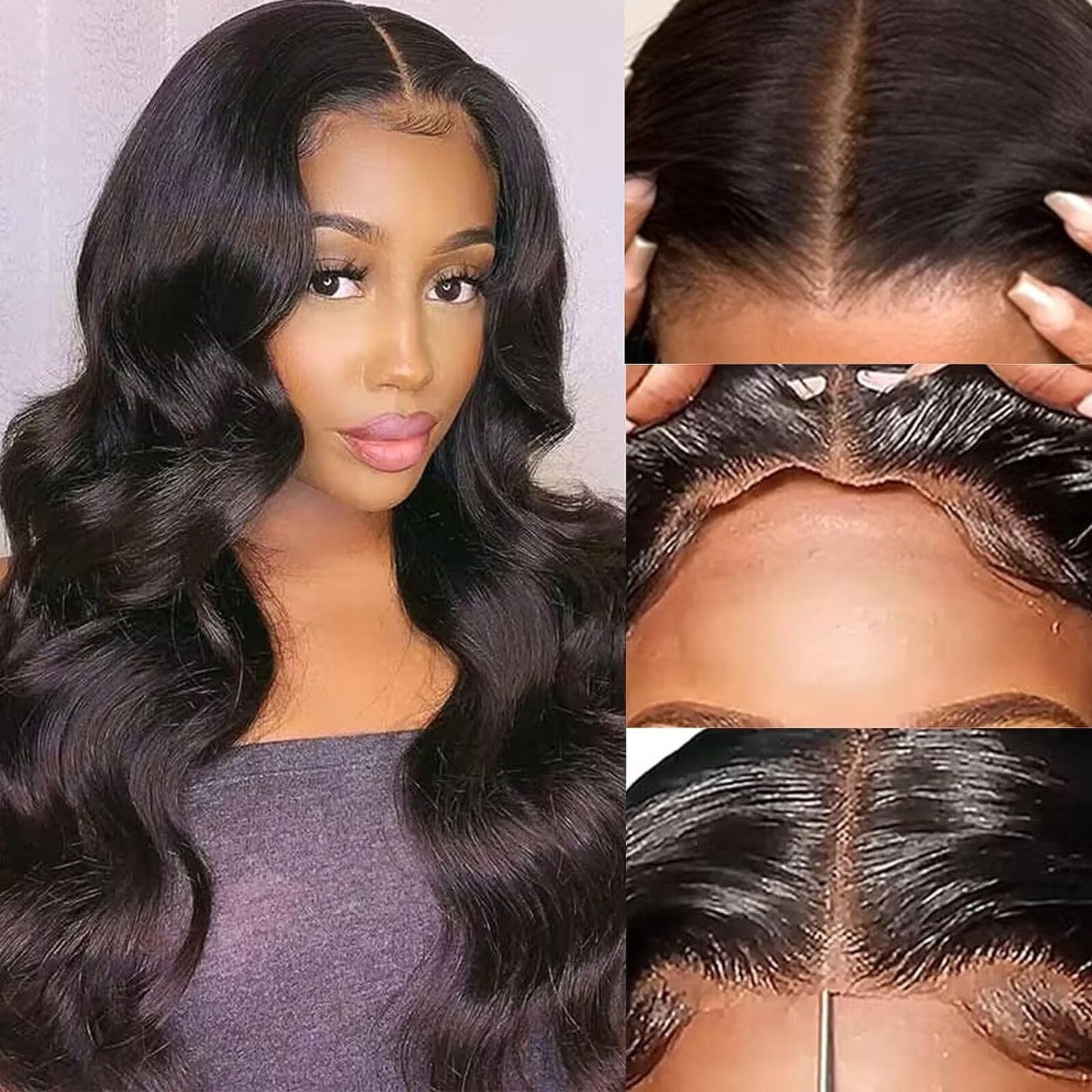 Bye Bye Knots Wig Glueless Wigs Human Hair 200% Density Pre Plucked Pre Cut 5x5 HD