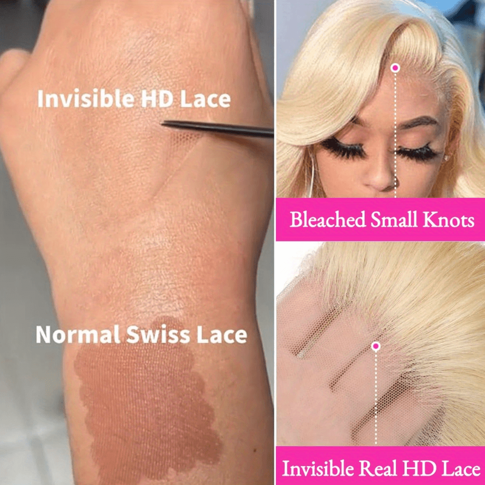 250 Density 613 Body Wave Lace Front Wig Human Hair