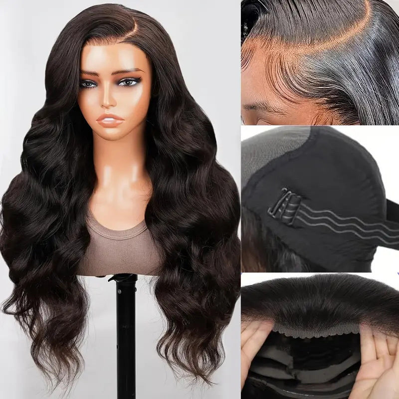 250% Density Bye Bye Knots Wig Glueless Wigs Human Hair Pre Plucked Pre Cut 13x4 HD Lace Closure Wigs Human Hair Body Wave Lace Front