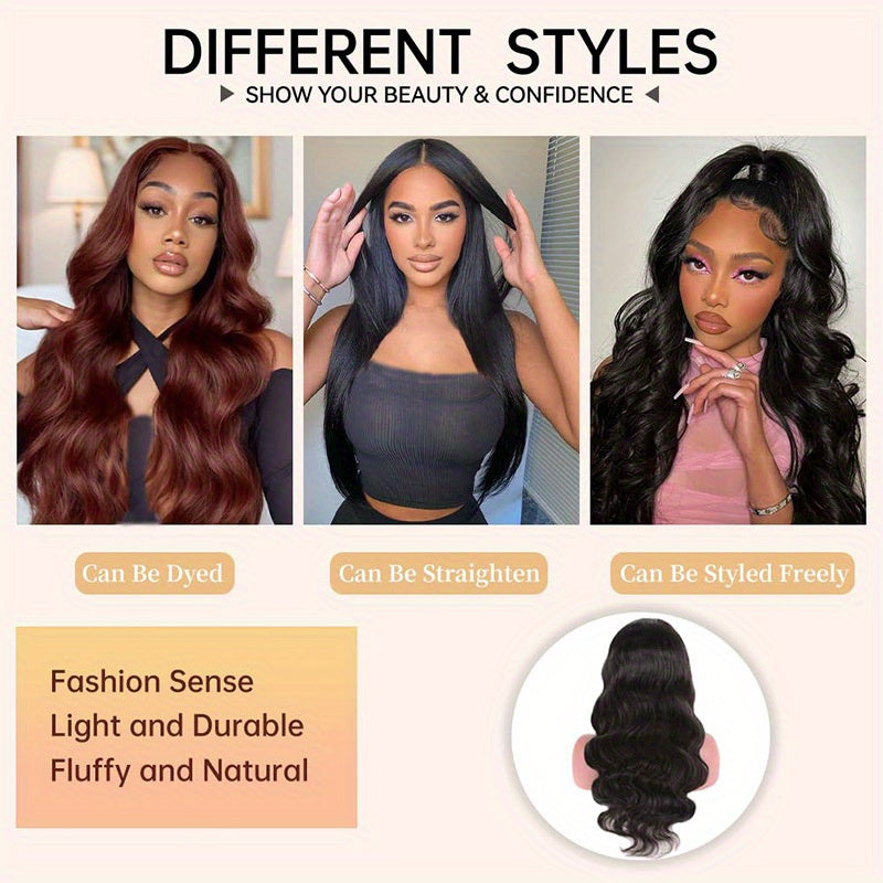 250% Density Bye Bye Knots Wig Glueless Wigs Human Hair Pre Plucked Pre Cut 13x4 HD Lace Closure Wigs Human Hair Body Wave Lace Front