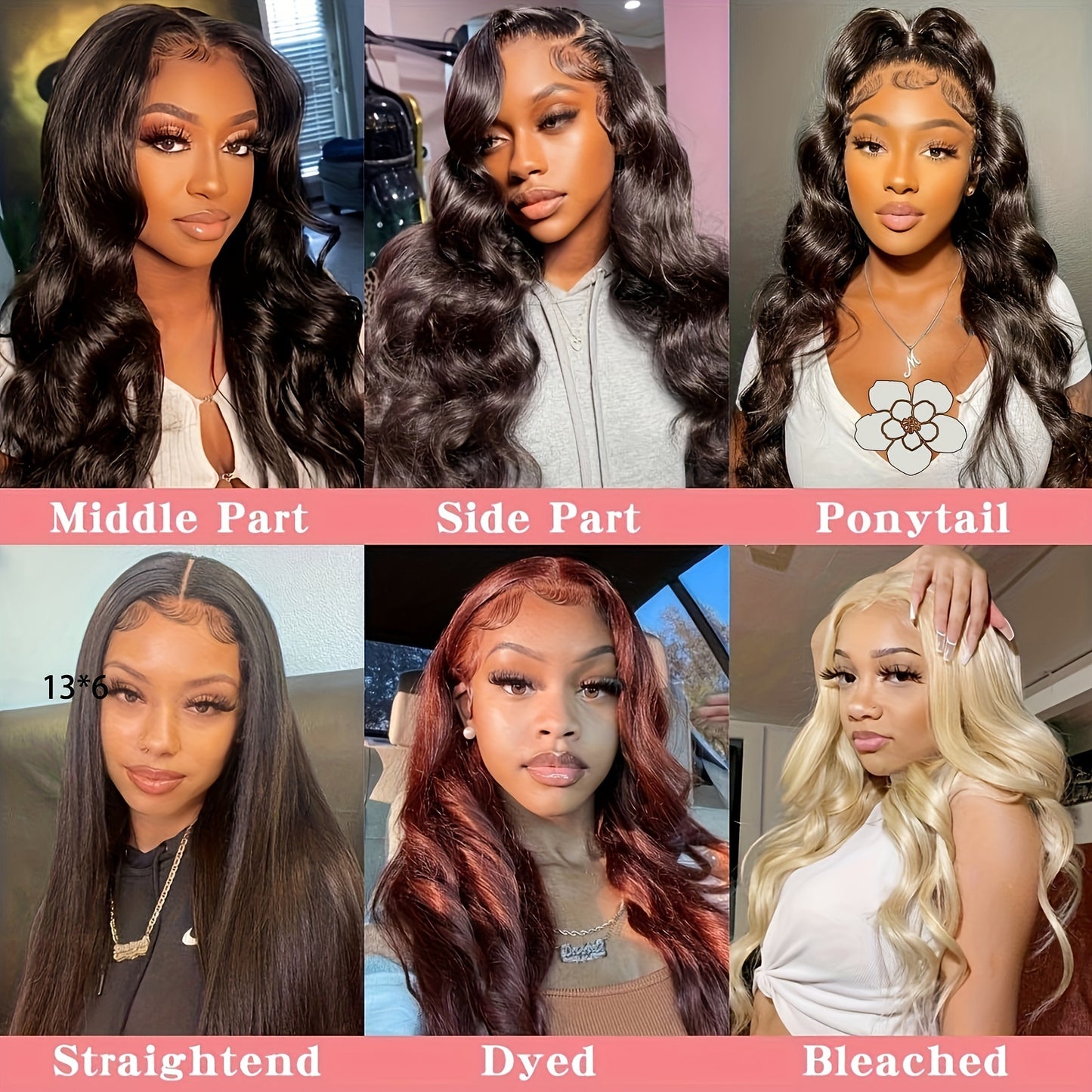 200% Density 13x6 Transparent Lace Front Human Hair Wigs 16-34Inch Brazilian Remy Body Wave Glueless Wig Lace Closure Wig