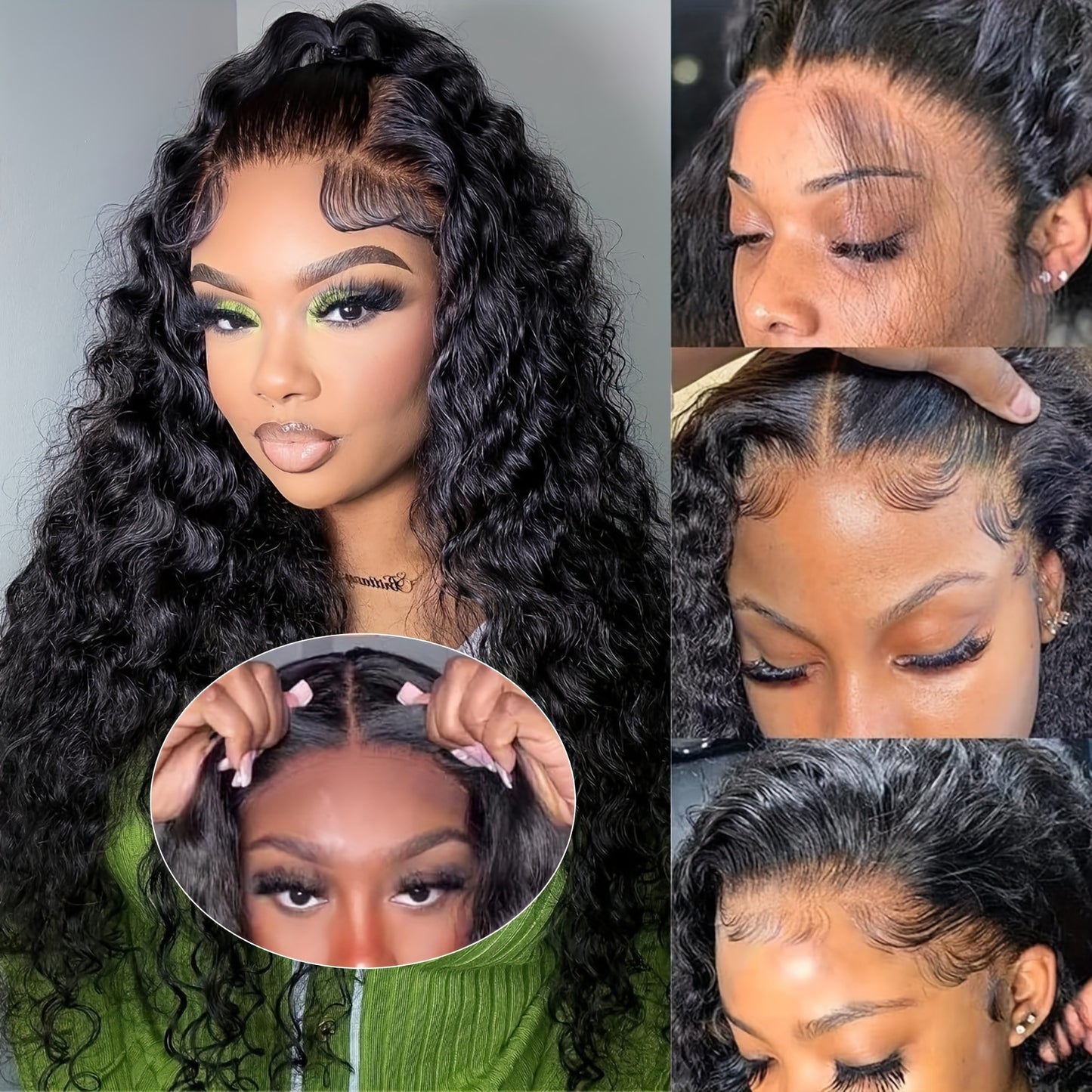 Water Wave Lace Front Wigs Human Hair 13x6 HD Lace Frontal Wig