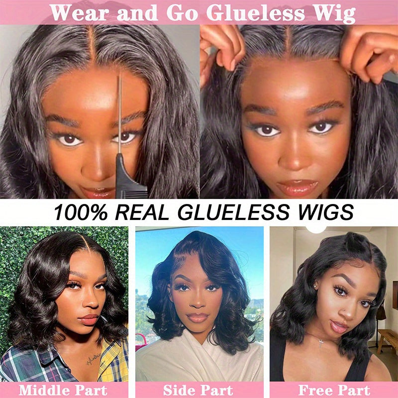 250% Density Glueless Bob Wig