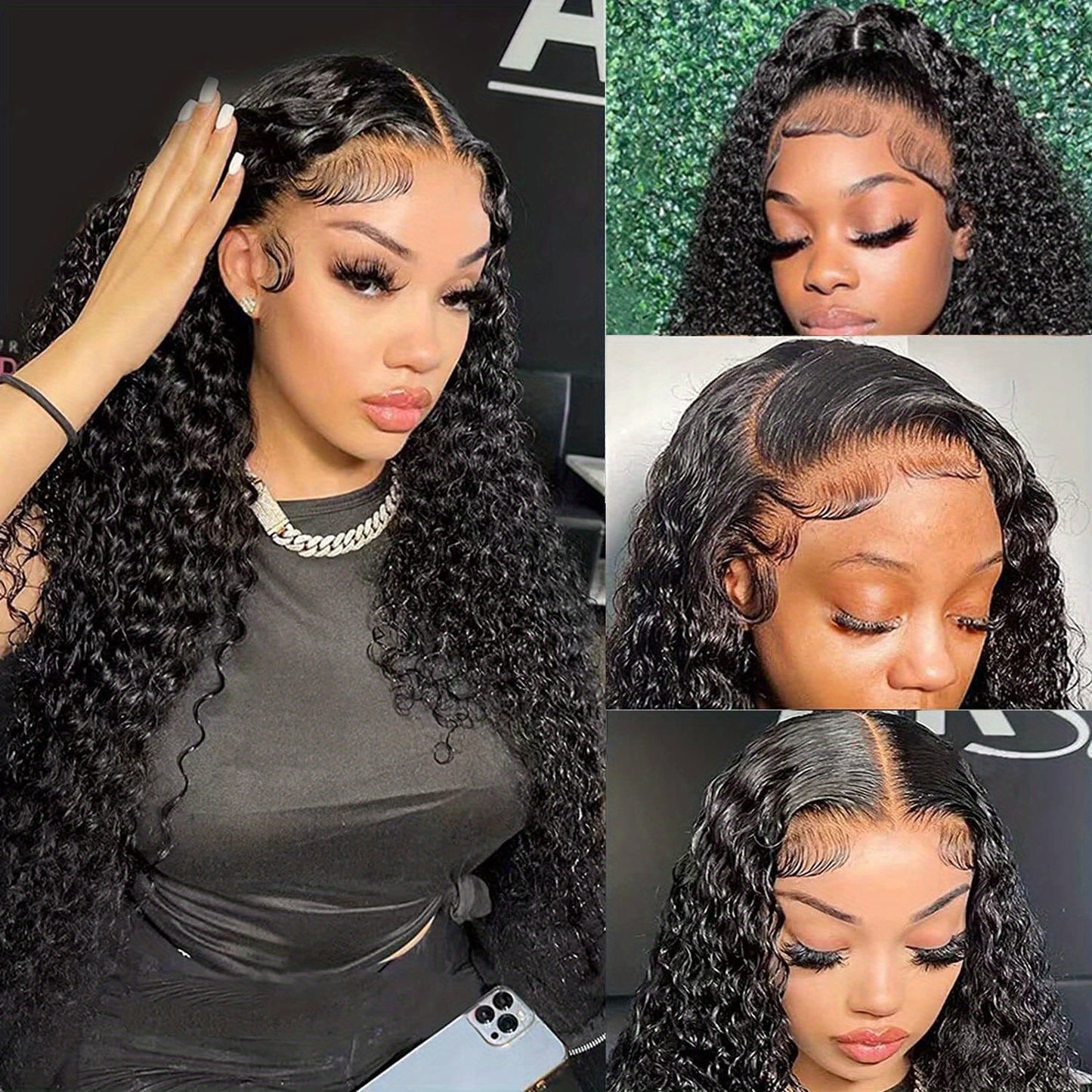 Water Wave Lace Front Wigs Human Hair 13x6 HD Lace Frontal Wig