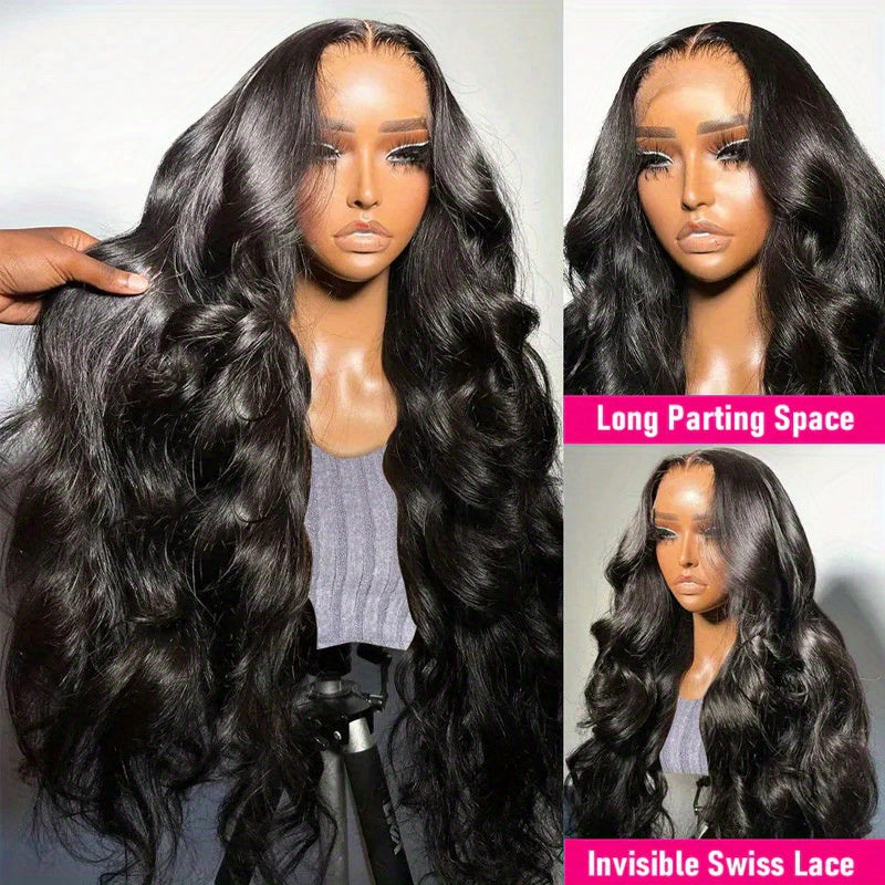245% Density Bye Bye Knots Wig Glue less Wigs Human Hair Pre Plucked Pre Cut 6x6 HD