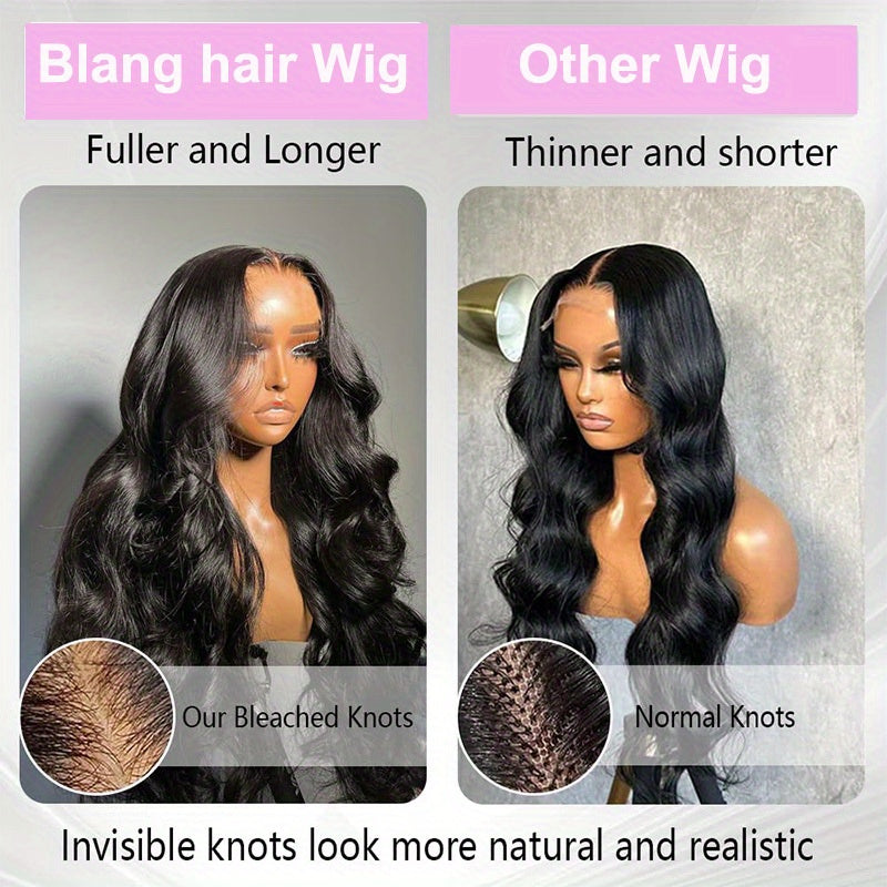 245% Density Bye Bye Knots Wig Glue less Wigs Human Hair Pre Plucked Pre Cut 6x6 HD