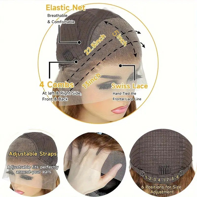 4/27 Deep Wave Lace Front Wigs Human Hair