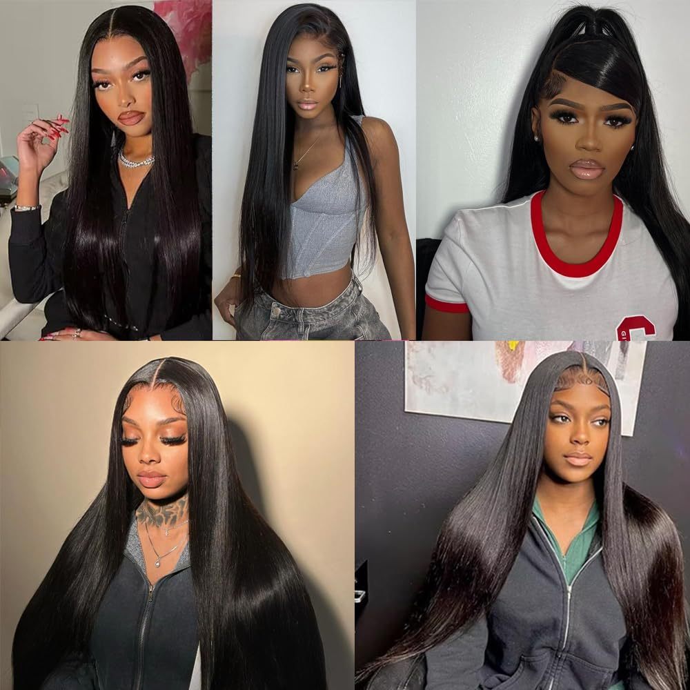 13x4 HD 200% Straight Lace Frontal Wigs
