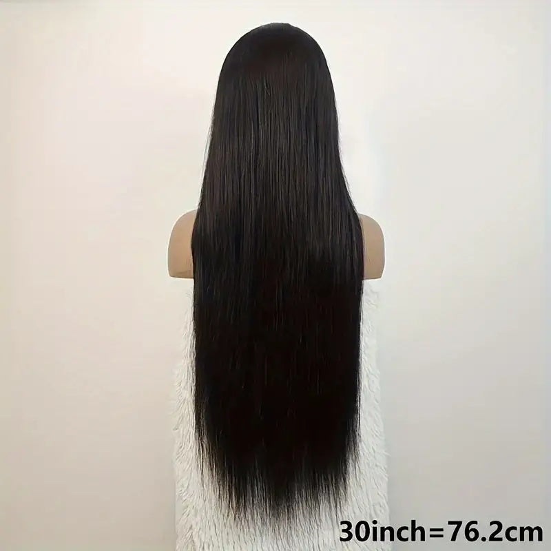 13x6 Straight HD Lace Frontal Wig Pre Plucked Bleached Knots