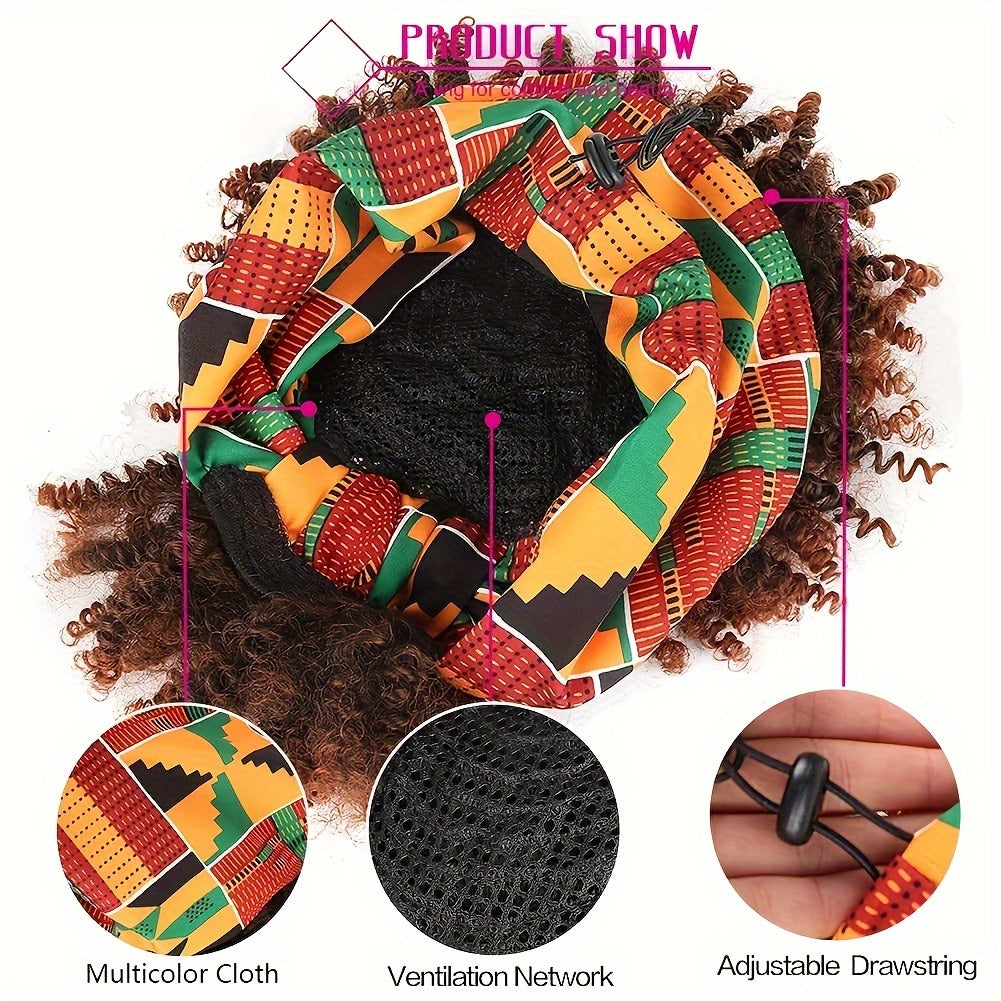 Short Natural Curly Wig Headband