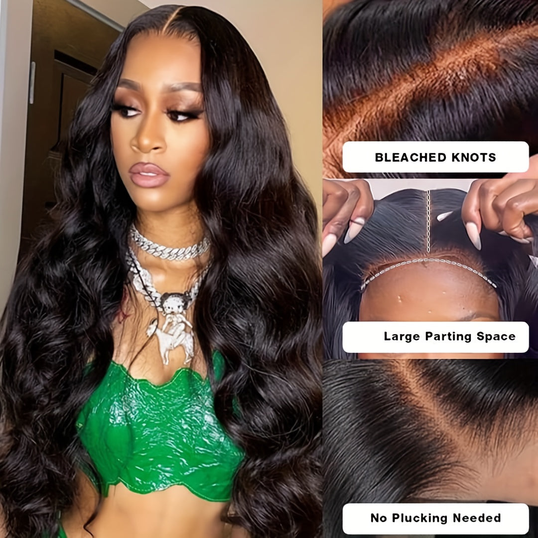 Glueless Wigs Human Hair Pre Plucked Pre Cut 13x4 HD Body Wave Lace Front Human Hair