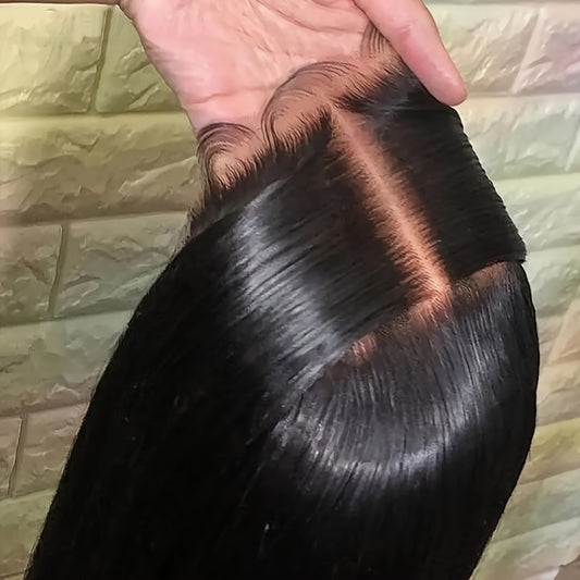 Glueless Wigs Human Hair Lace Front Wig Brazilian Straight Human Hair Wig HD 4X4 150% Density