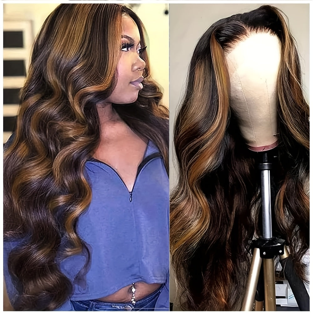 Ombre Lace Front Wig Human Hair FB/30 13x6 Body Wave 180% Density