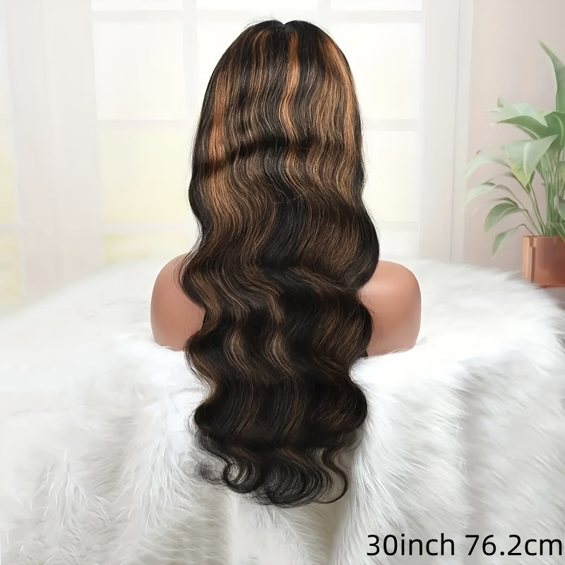 Ombre Lace Front Wig Human Hair FB/30 13x6 Body Wave 180% Density