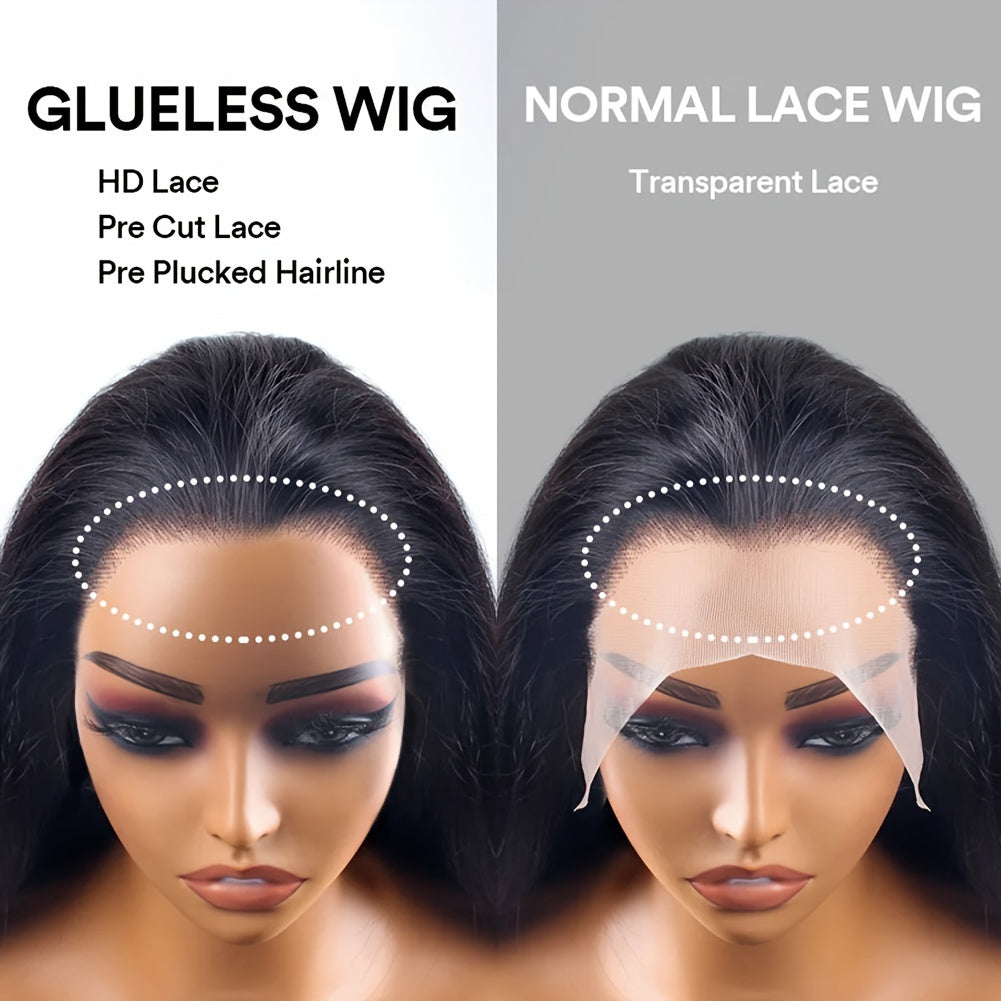 200% Density 13x6 Transparent Lace Front Human Hair Wigs 16-34Inch Brazilian Remy Body Wave Glueless Wig Lace Closure Wig