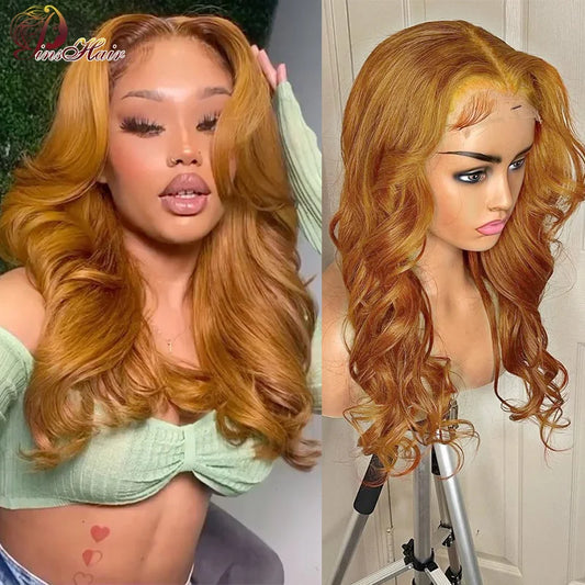 Brazilian Honey Blonde Colored Wig Human Hair