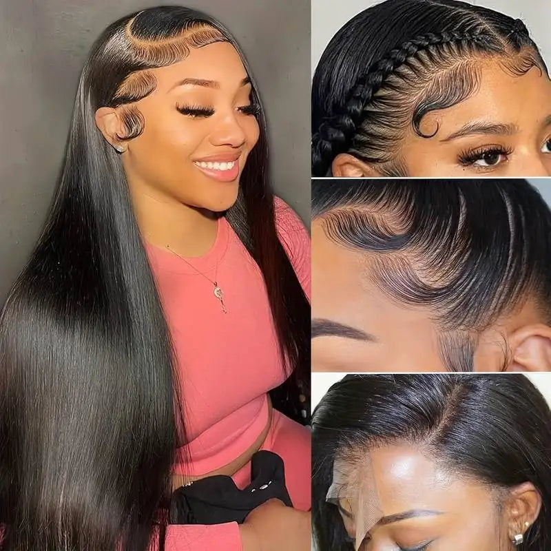 Straight Human Hair Wigs HD lace wig 13x6 wigs