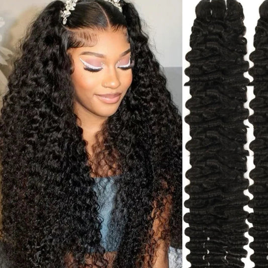 Burmese Curly Brazilian Virgin Hair Extensions Single Bundle