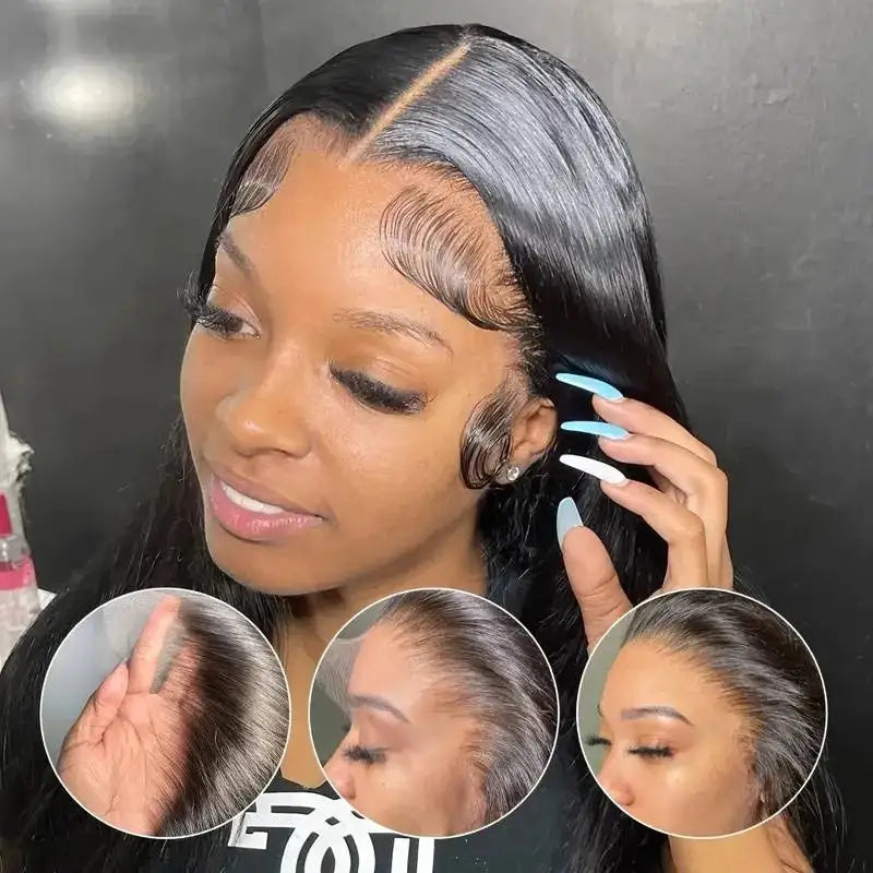 Straight Human Hair Wigs HD lace wig 13x6 wigs