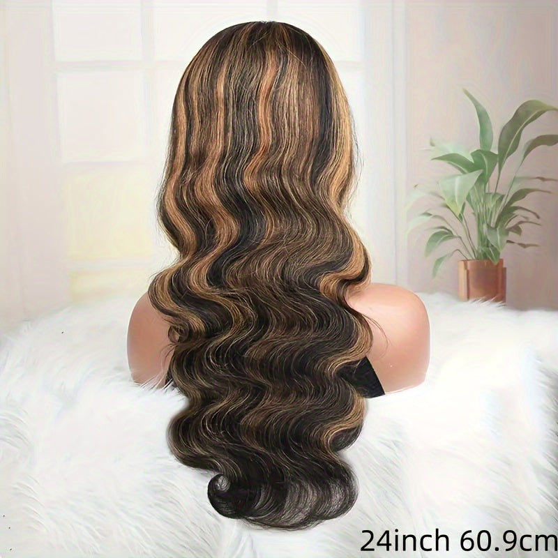 Ombre Lace Front Wig Human Hair FB/30 13x6 Body Wave 180% Density