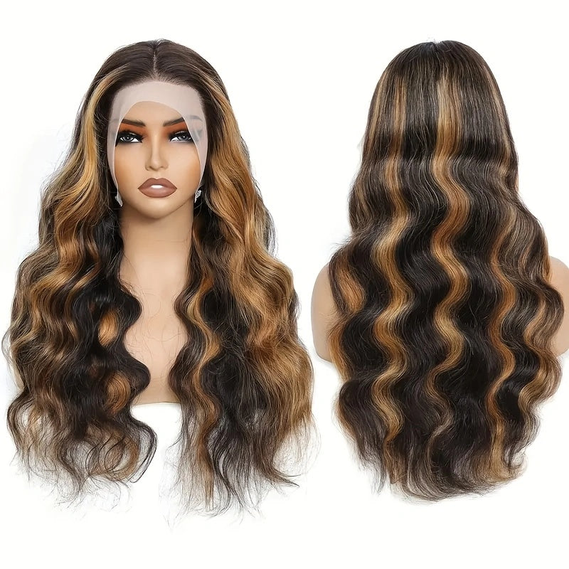 Ombre Lace Front Wig Human Hair FB/30 13x6 Body Wave 180% Density